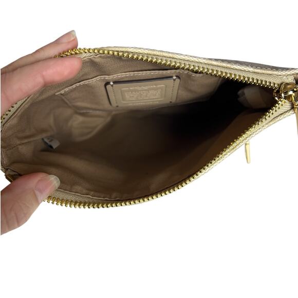 Coach File Mini Rowan Crossbody Bag Signature Canvas Khaki Chalk C2498 - Picture 5 of 12